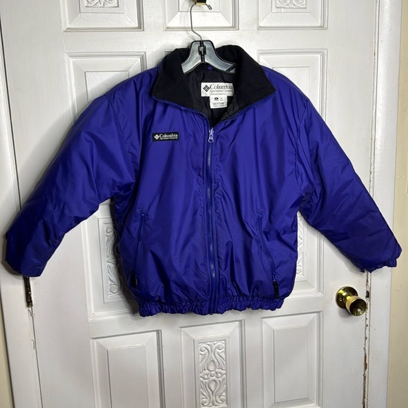 Nice Columbia Women’s Winter Jacket Purple/Blue With Black Collar Size Small - Picture 1 of 13